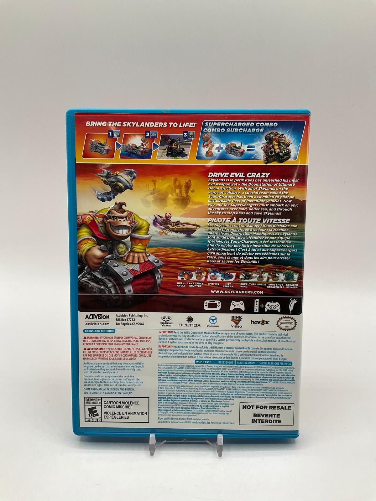 Skylanders SuperChargers Wii U Used