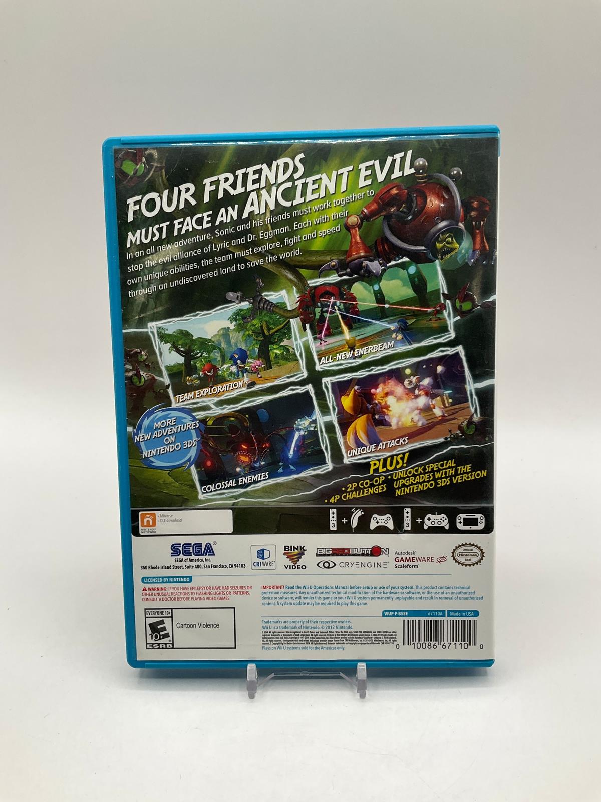 Sonic Boom: Rise of Lyric Wii U Used