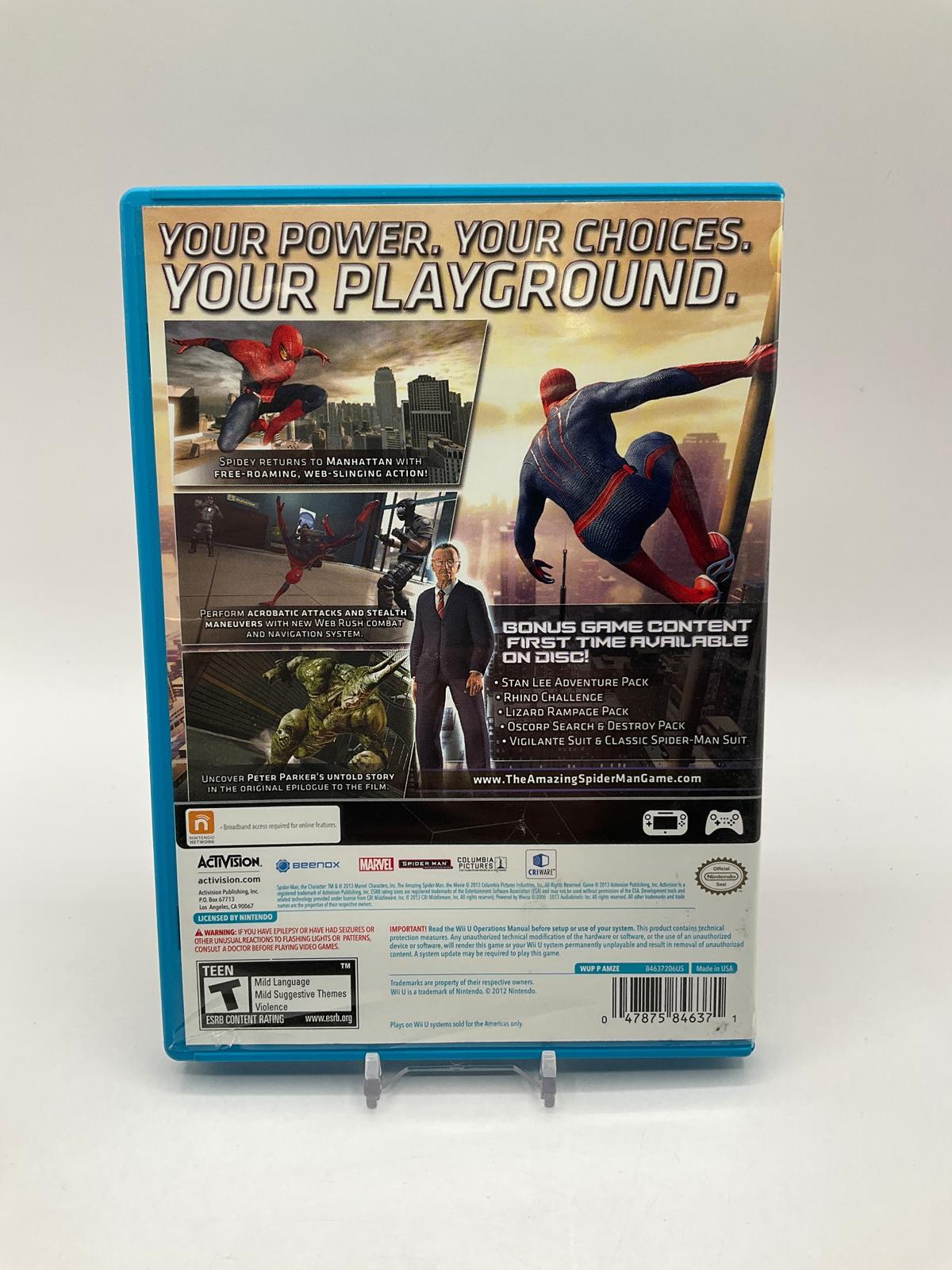 The Amazing Spiderman: Ultimate Edition Wii U Used