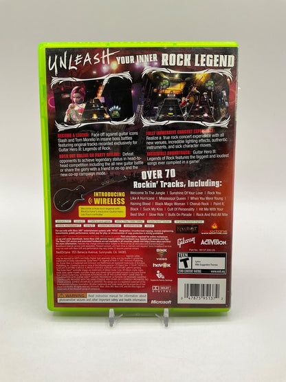 Guitar Hero III Legends of Rock Xbox 360 Used