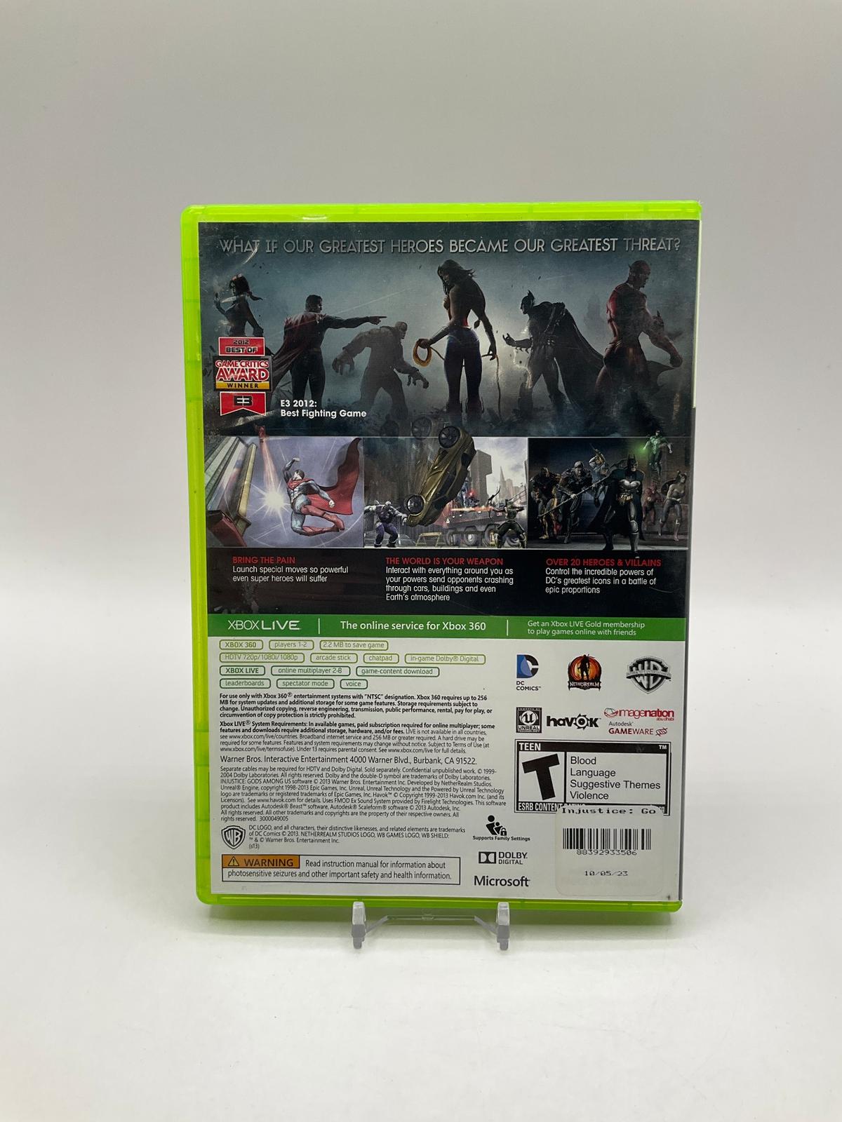 Injustice: Gods Among Us Xbox 360 Used