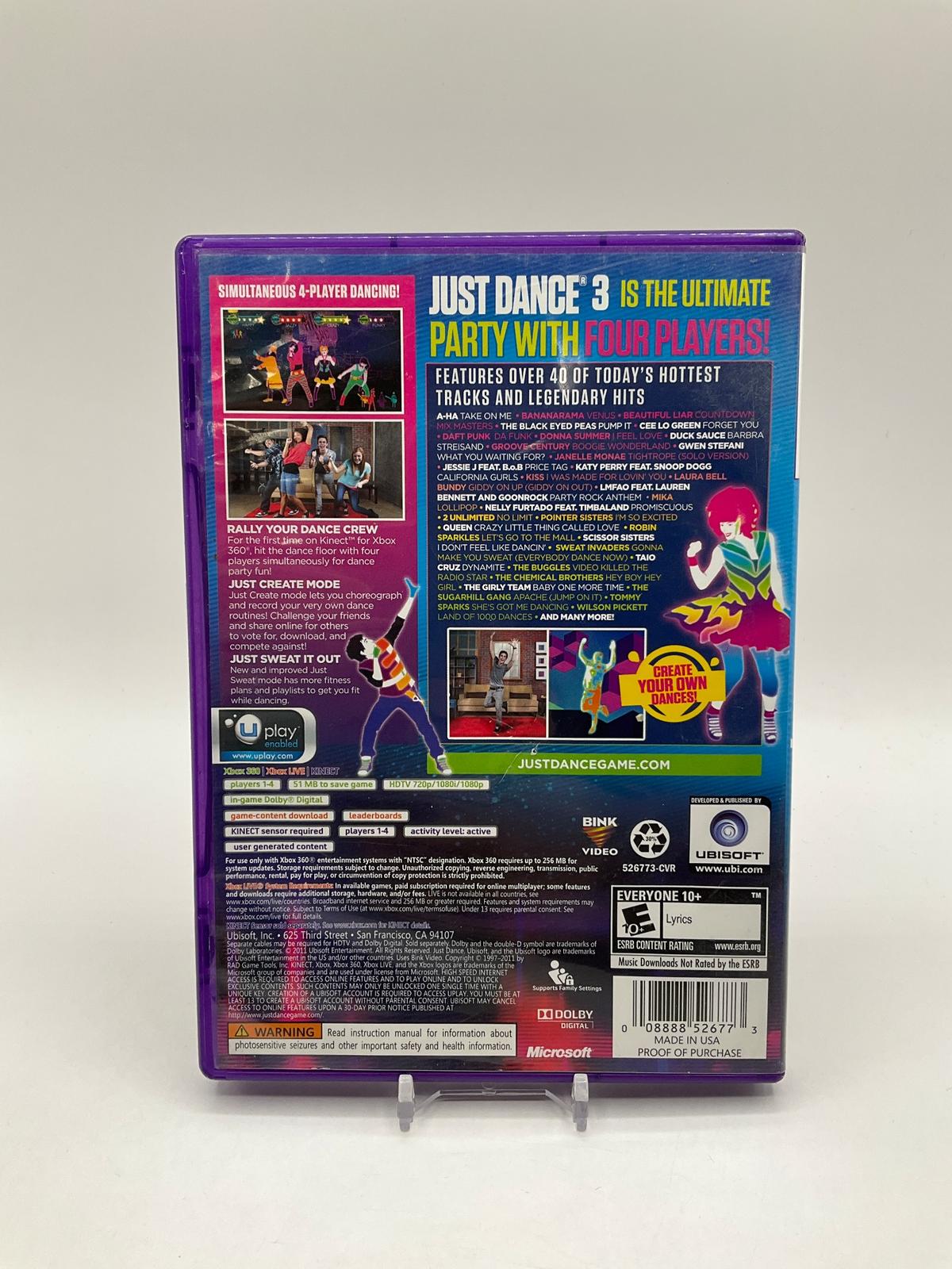 Just Dance 3 Xbox 360 Used