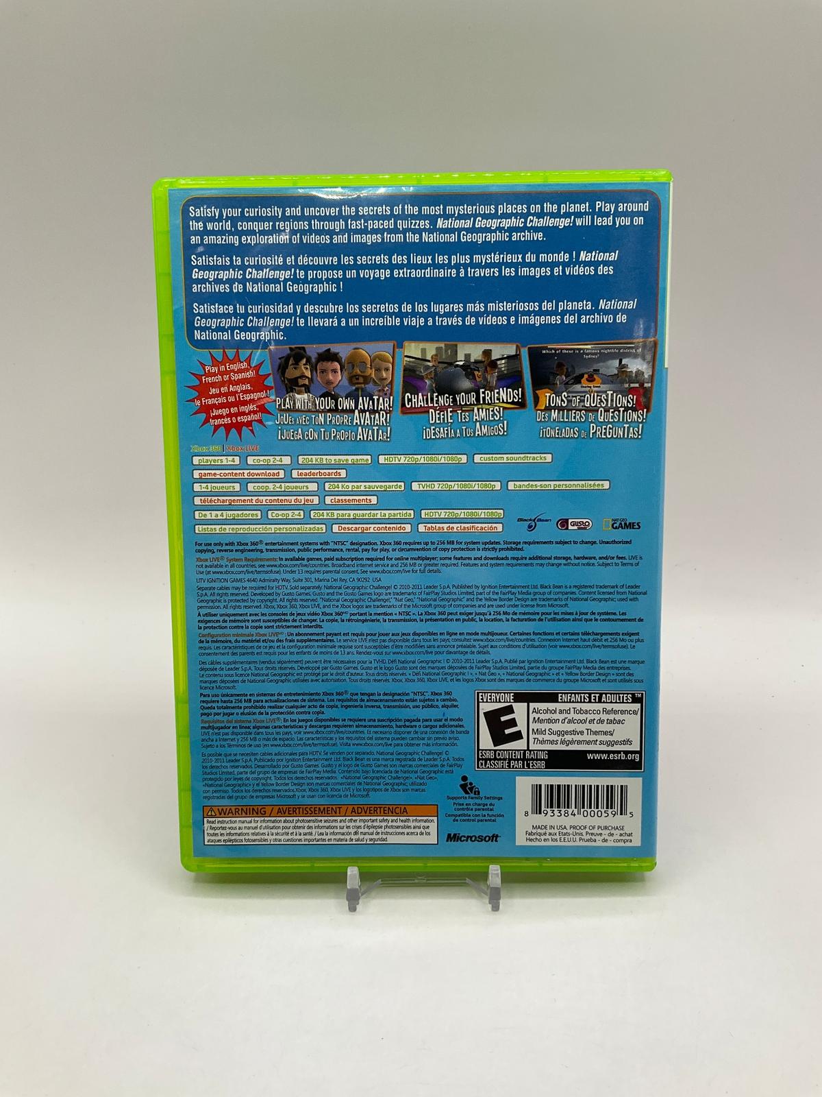 National Geographic Challenge Xbox 360 Used