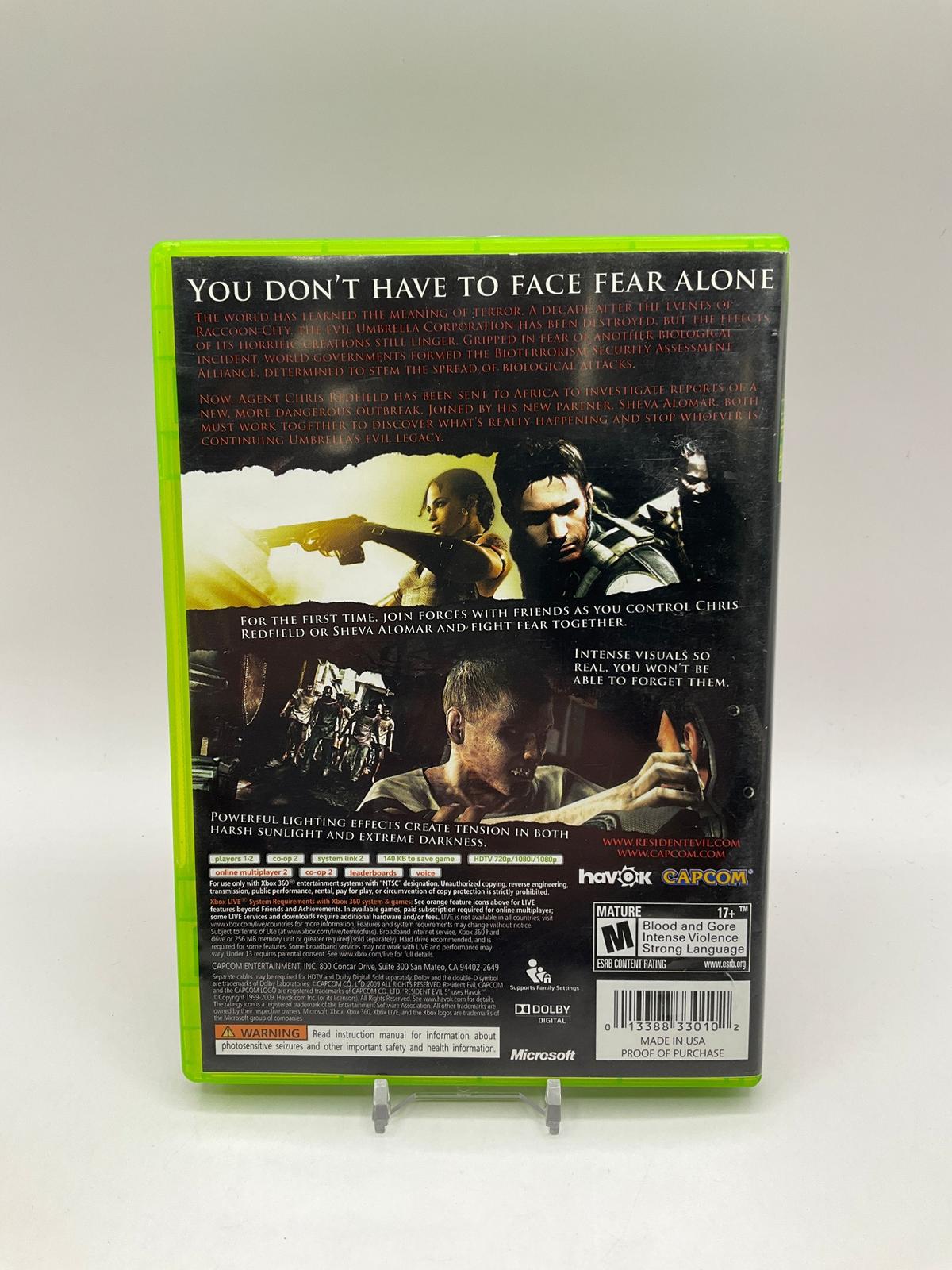 Resident Evil 5 Xbox 360 Used