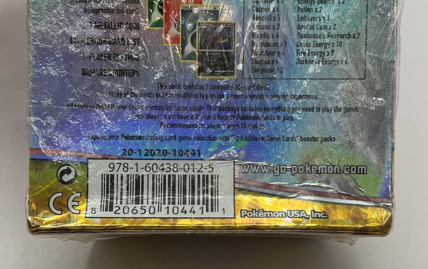 Pokemon: Great Encounters Theme Deck [Endless Night] [See Pictures for Details]