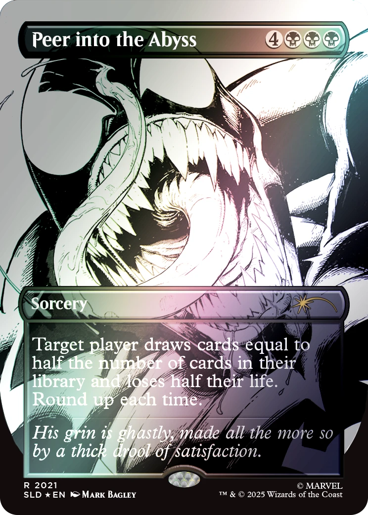 Magic the Gathering: Secret Lair x Marvel - Spider-Man: Venom Unleashed (Inks) [Rainbow Foil Edition]