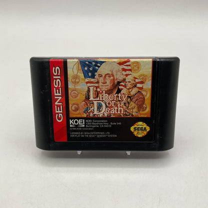Liberty or Death Sega Genesis Loose
