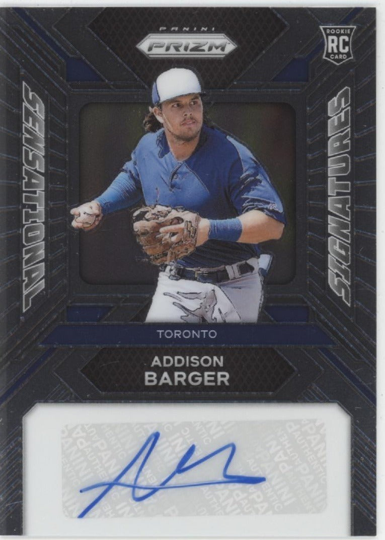 Addison Barger 2024 Panini Prizm Sensational Signatures RC Auto #SS-AB