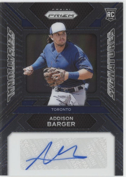 Addison Barger 2024 Panini Prizm Sensational Signatures RC Auto #SS-AB
