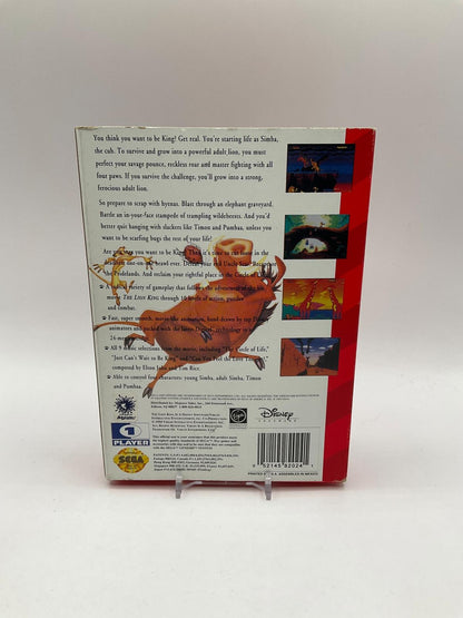 The Lion King [Cardboard Box] Sega Genesis CIB
