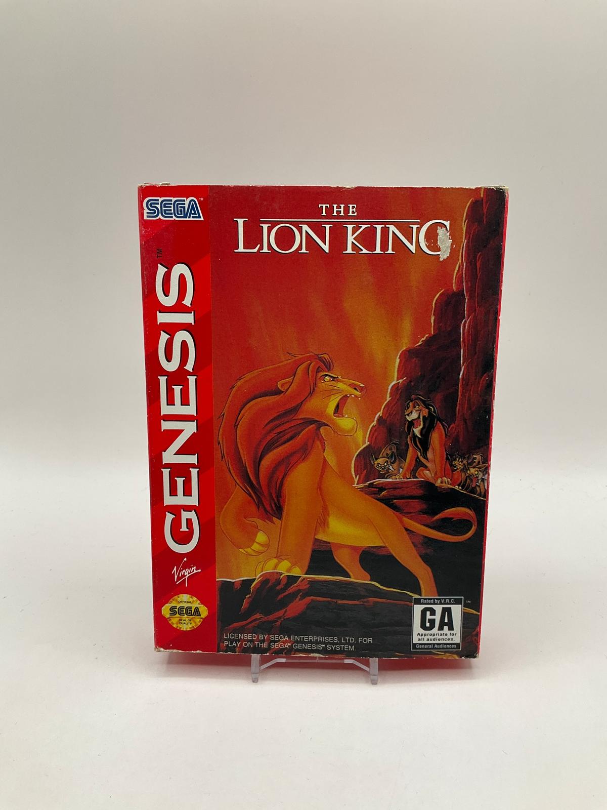 The Lion King [Cardboard Box] Sega Genesis CIB