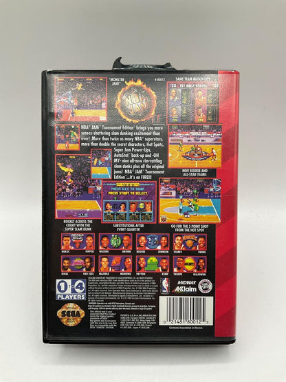 NBA Jam Tournament Edition Sega Genesis CIB