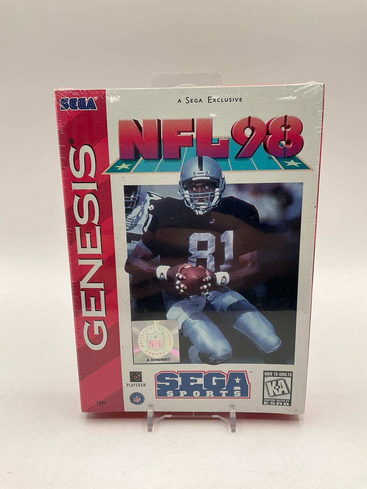 NFL '98 Sega Genesis Sealed