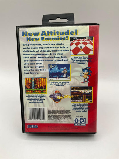 Sonic the Hedgehog 3 Sega Genesis CIB