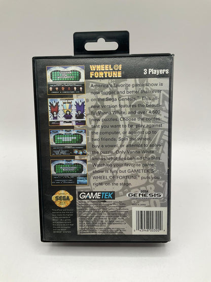 Wheel of Fortune Sega Genesis CIB