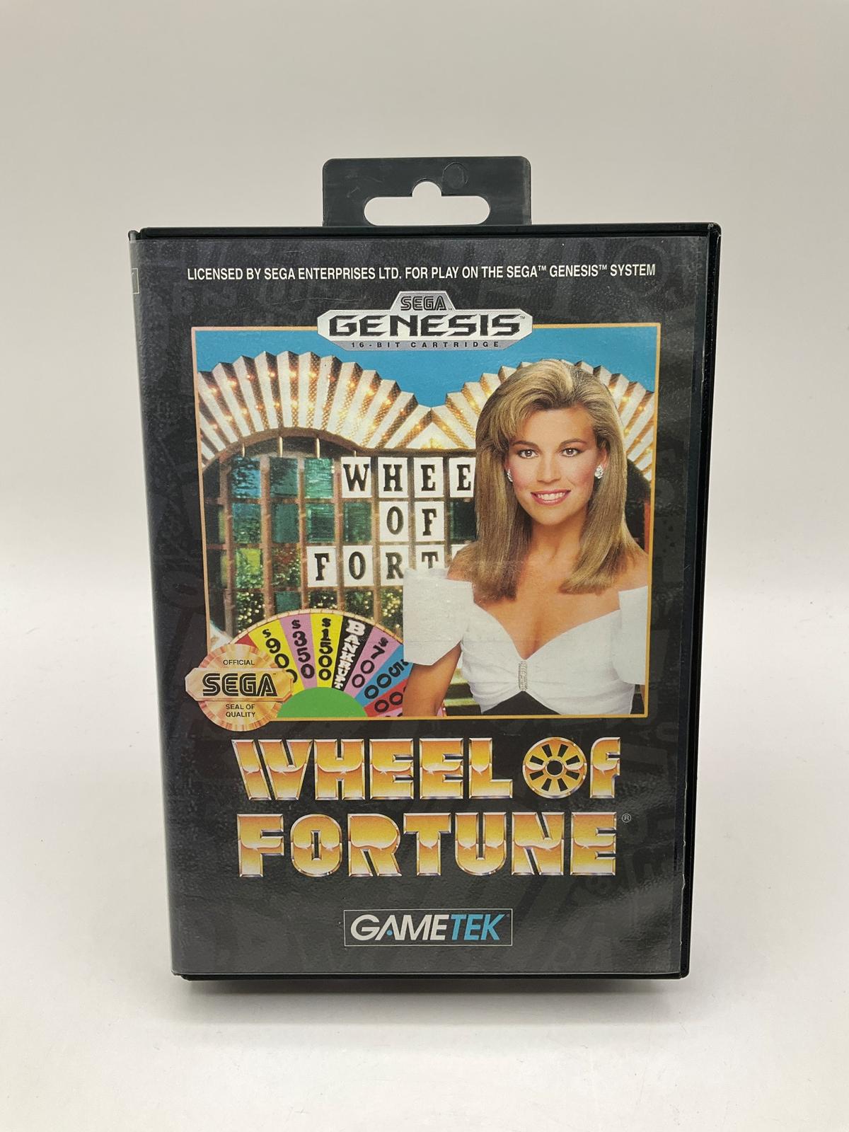 Wheel of Fortune Sega Genesis CIB