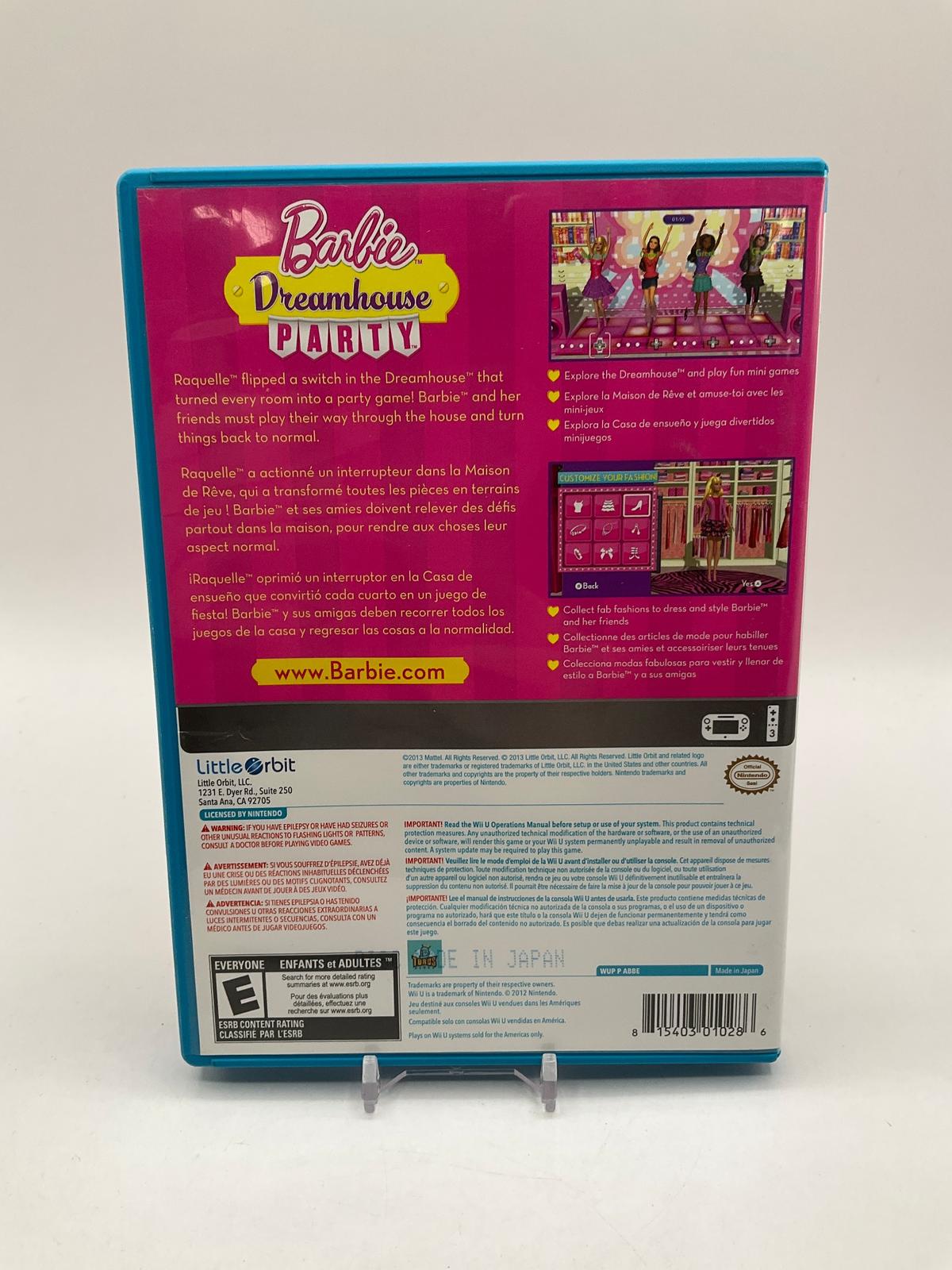 Barbie: Dreamhouse Party Wii U Used