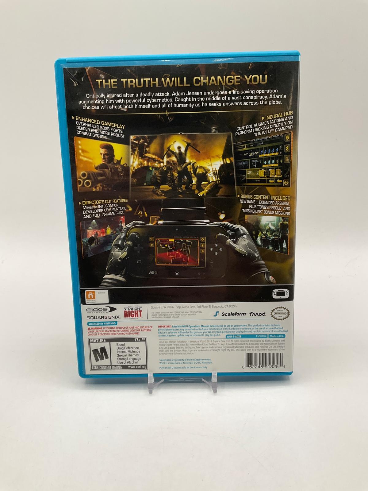 Deus Ex: Human Revolution Director's Cut Wii U Used