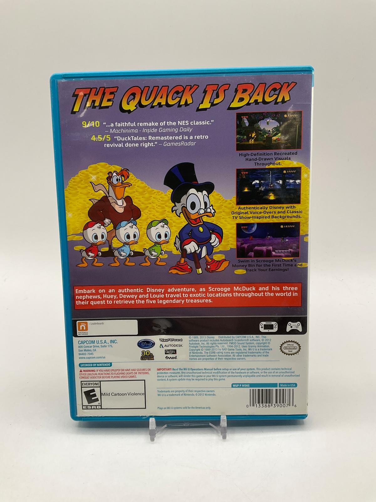 DuckTales Remastered Wii U Used