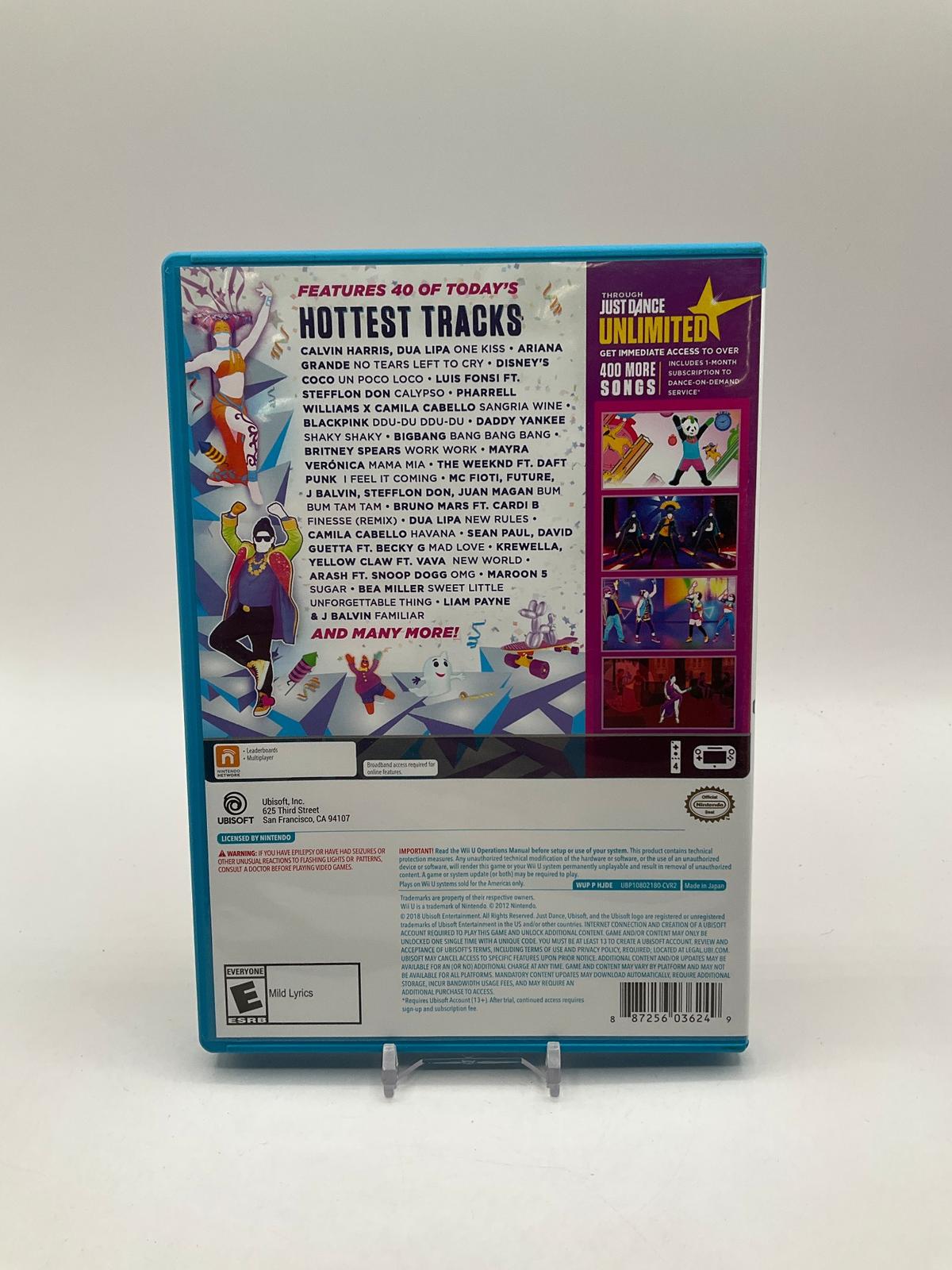 Just Dance 2019 Wii U Used