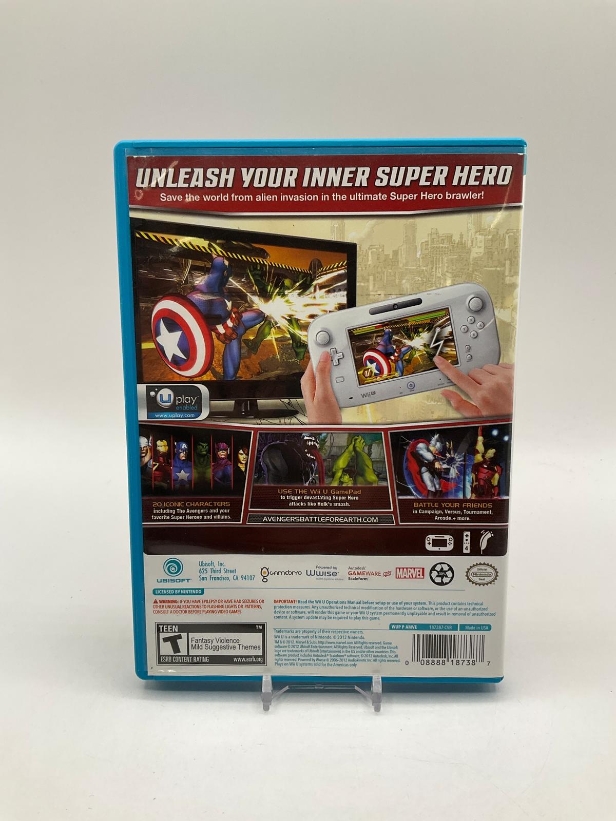 Marvel Avengers: Battle For Earth Wii U Used