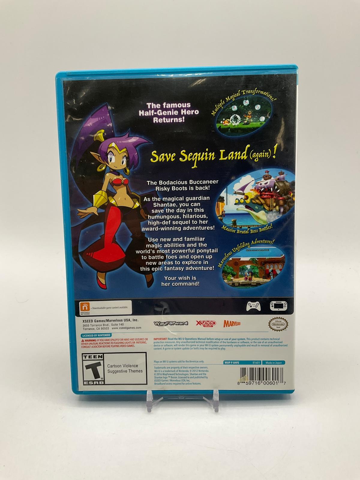 Shantae Half-Genie Hero Wii U Used