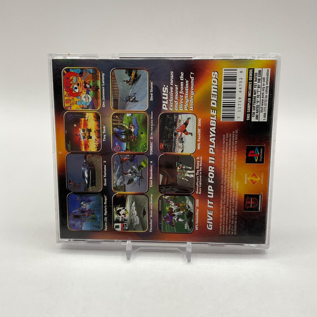 PlayStation Underground Jampack Winter 99 Playstation Used