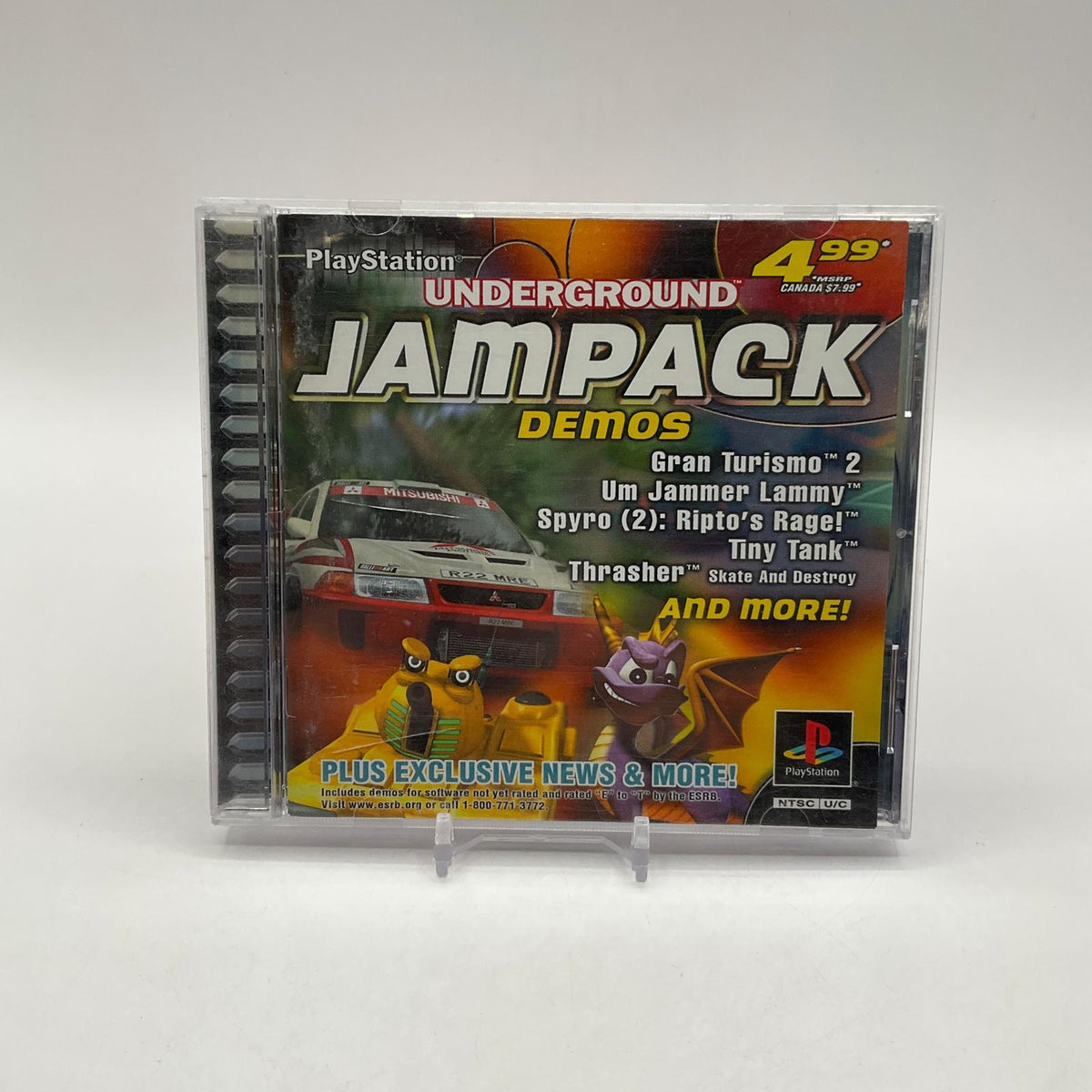 PlayStation Underground Jampack Winter 99 Playstation Used