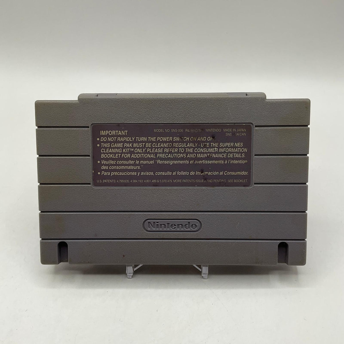 Teenage Mutant Ninja Turtles IV Turtles in Time Super Nintendo Loose