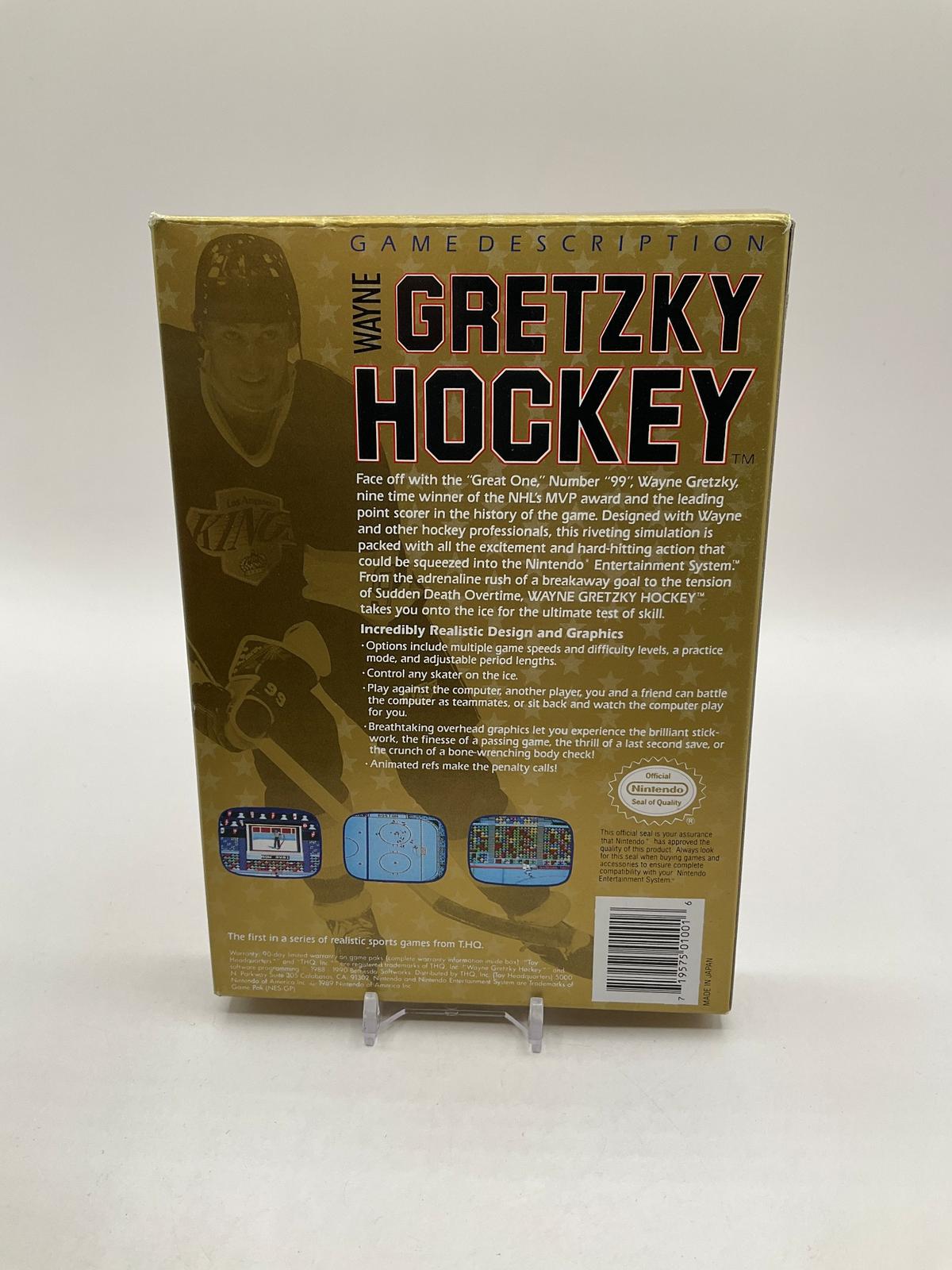 Wayne Gretzky Hockey NES CIB