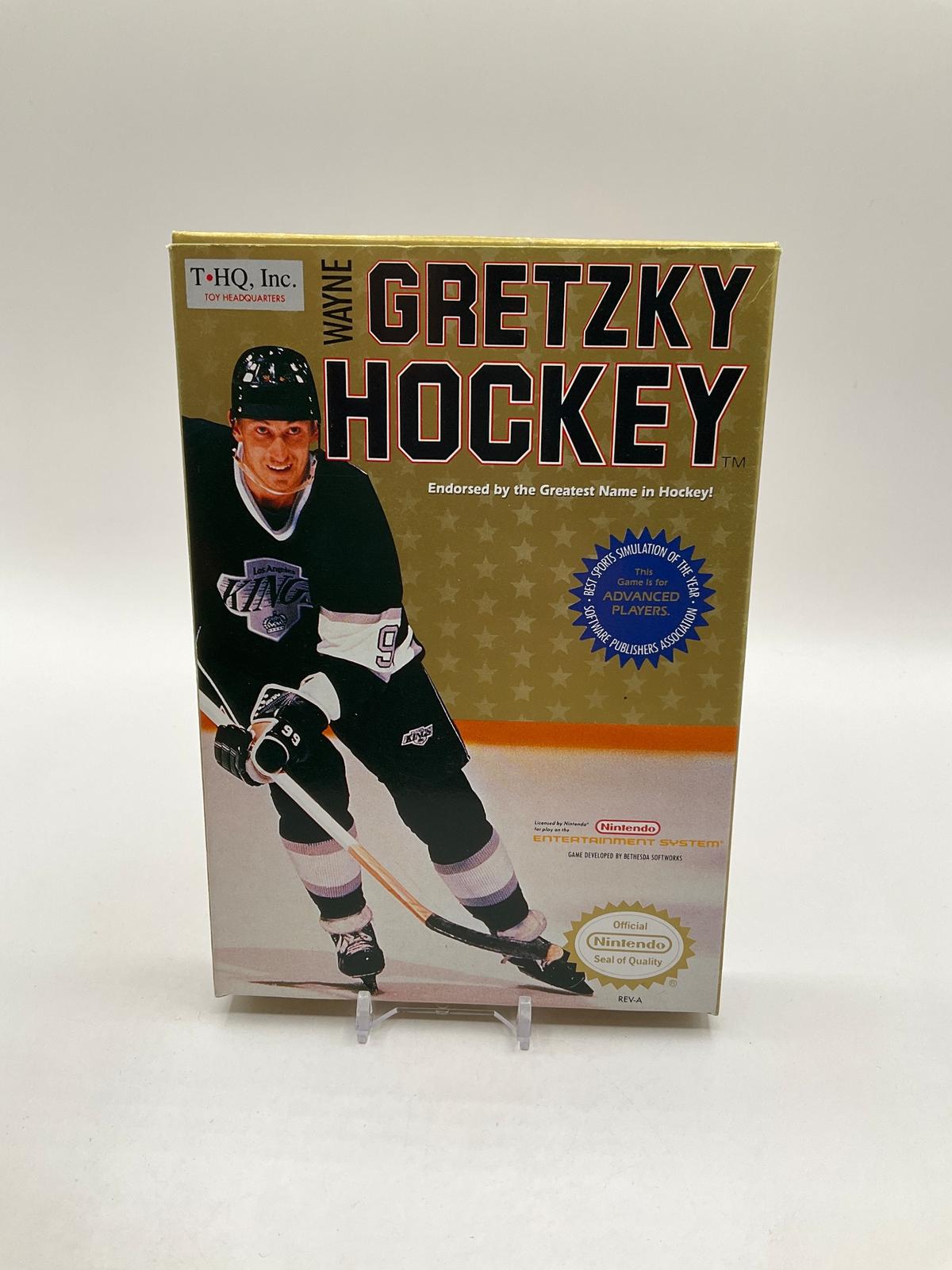 Wayne Gretzky Hockey NES CIB