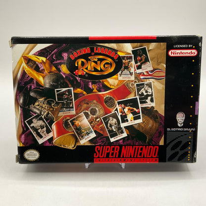 Boxing Legends Of The Ring Super Nintendo CIB