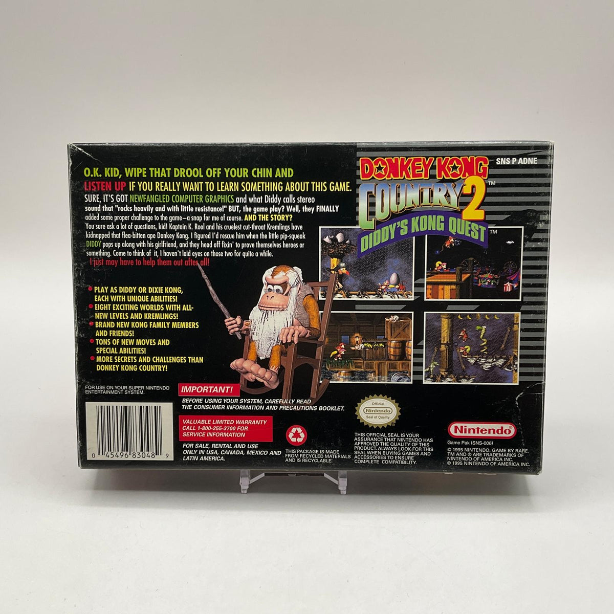 Donkey Kong Country 2 Super Nintendo CIB