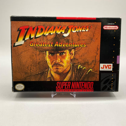 Indiana Jones' Greatest Adventures Super Nintendo CIB