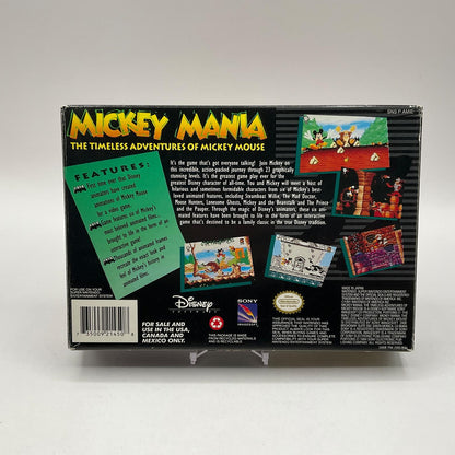 Mickey Mania Super Nintendo CIB