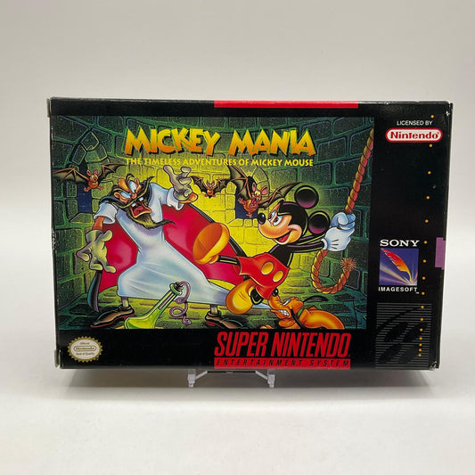 Mickey Mania Super Nintendo CIB