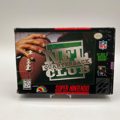 NFL Quarterback Club Super Nintendo CIB
