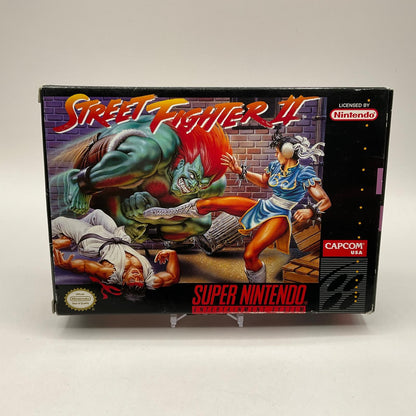 Street Fighter II Super Nintendo CIB