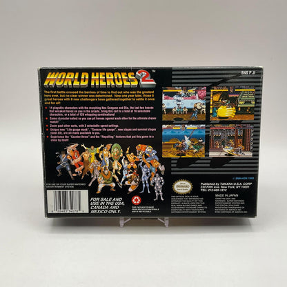 World Heroes 2 Super Nintendo Used