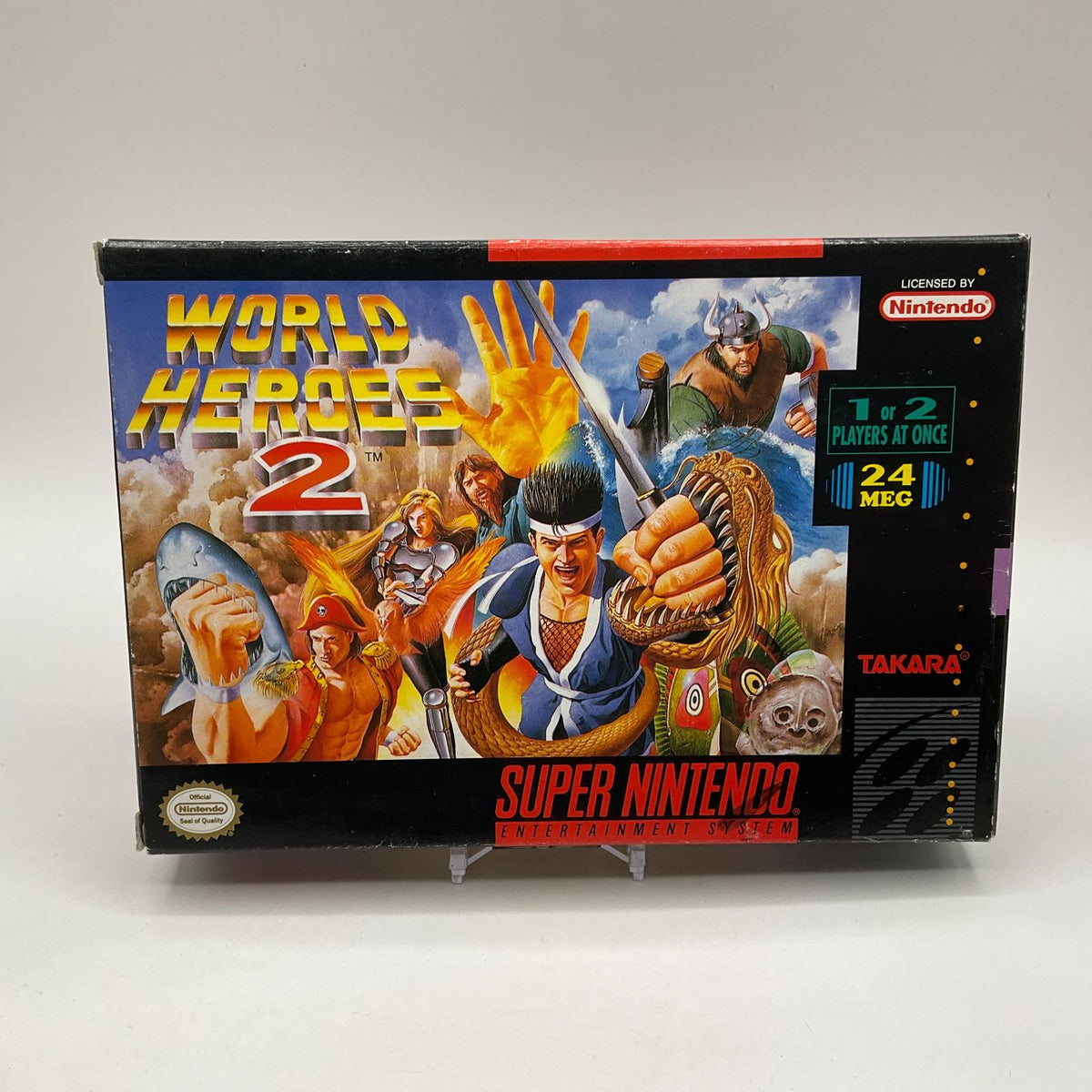 World Heroes 2 Super Nintendo Used