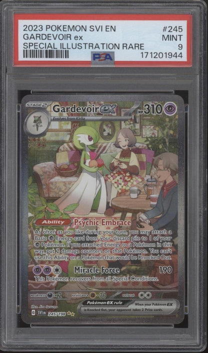Gardevoir ex Pokemon Scarlet & Violet Special Illustration Rare #245 PSA 9