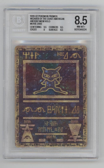 Ancient Mew Pokemon Movie 2000 Holo Promo Beckett 8.5 #1