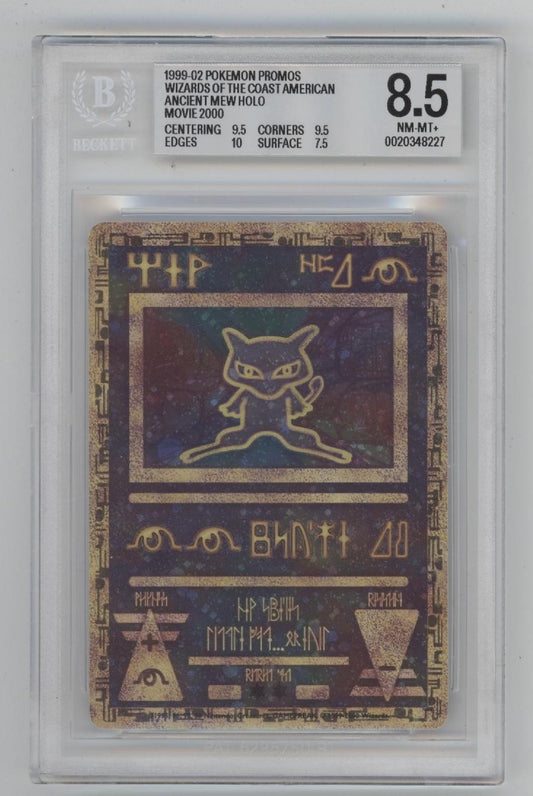Ancient Mew Pokemon Movie 2000 Holo Promo Beckett 8.5 #2