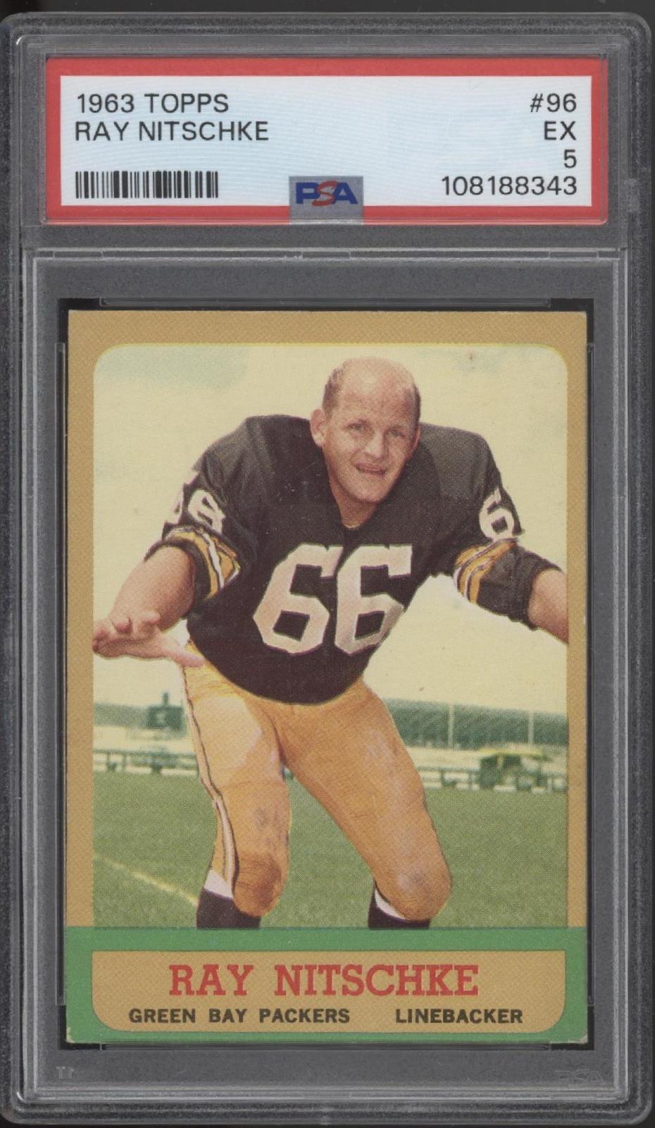Ray Nitschke 1963 #96 PSA 5