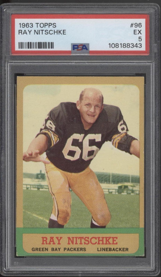 Ray Nitschke 1963 #96 PSA 5