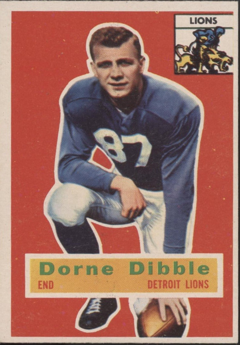 Dorne Dibble 1956 Topps #32 Detroit Lions VG-EX