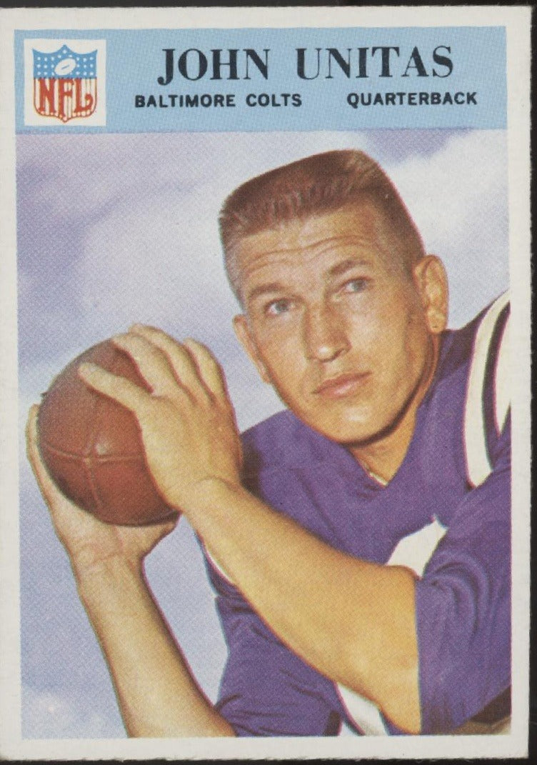 John Unitas 1966 Philadelphia #24 Baltimore Colts VG-EX