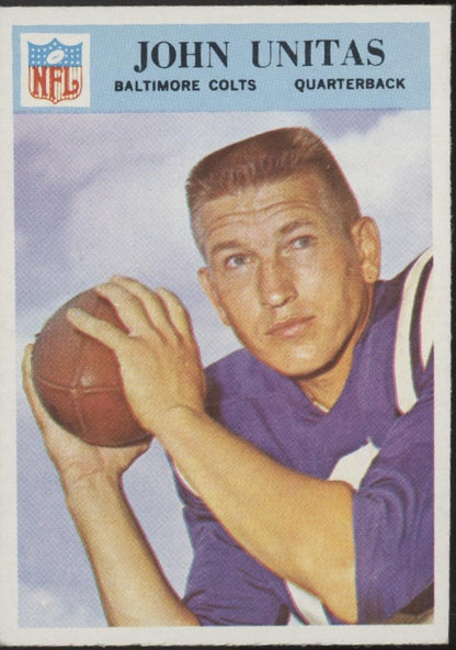 John Unitas 1966 Philadelphia #24 Baltimore Colts VG-EX