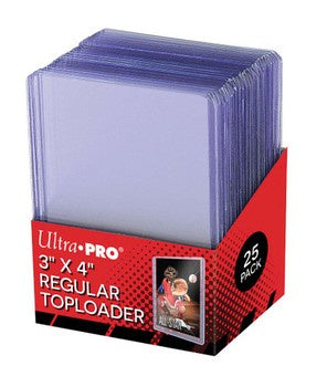 Ultra Pro: 3" x 4" Clear Regular Toploaders (25ct) for Standard Size Cards
