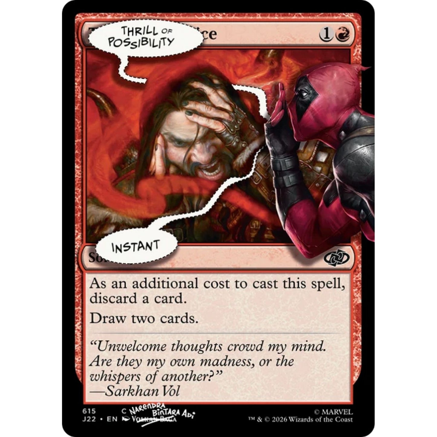 Magic the Gathering: Secret Lair x Marvel's Deadpool - I Fixed It (You're Welcome) [Non-Foil]